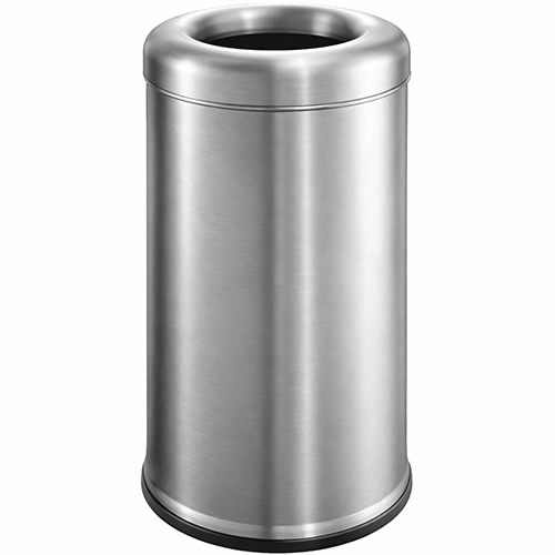 פח אשפה ללובי מנירוסטה פתח עליון