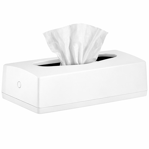 מתקן לממחטות אף פלסטיק לבן