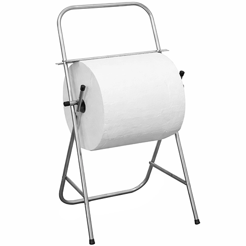 מתקן מתכת עומד למגבות נייר תעשייתי