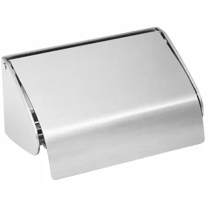 מתקן נירוסטה לנייר טואלט עם מכסה דגם A2664SB