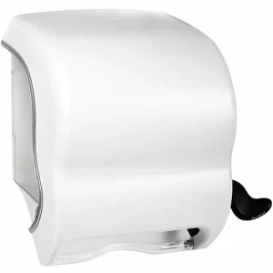 מתקן עם ידית למגבת קונטרול לבן