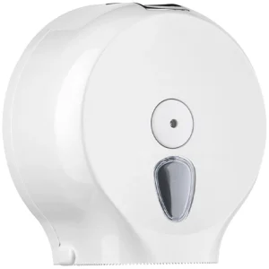 מתקן פלסטיק לנייר טואלט ג'מבו לבן דגם 590