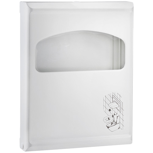 מתקן פלסטיק לנייר כיסוי אסלה קיפול רבע לבן