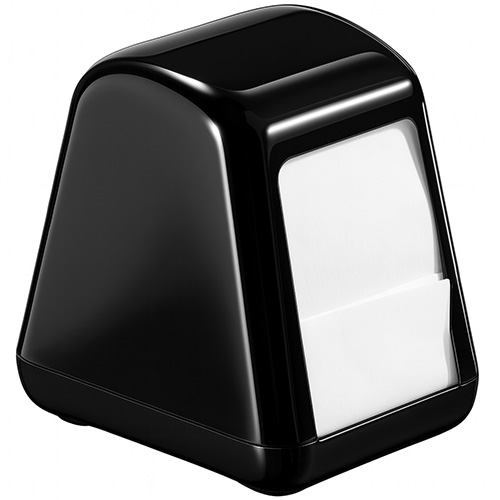 מתקן שחור למפיות דיספנסר