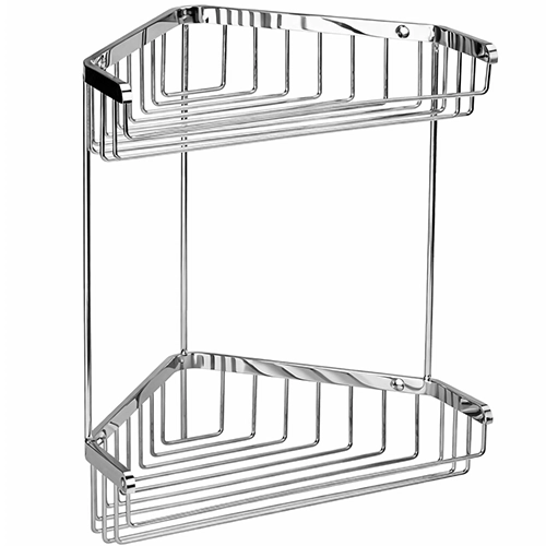 סבוניית רשת פינתית כפולה ציפוי בראס