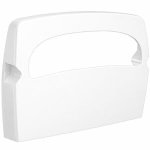 מתקן פלסטיק לנייר מושב אסלה חצי לבן
