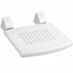 כיסא מקלחת מתקפל לקיר לבן דגם AZZURO