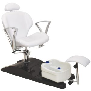 כיסא ספא הידראולי משולב לפדיקור גב מתכוונן