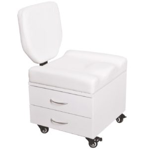 כיסא פדיקור עם 2 מגירות