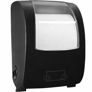 מתקן למגבת No-Touch עם חלון שחור