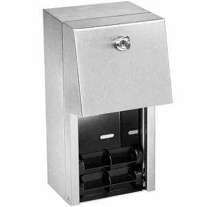 מתקן לנייר טואלט זוגי מנירוסטה דגם A800SS