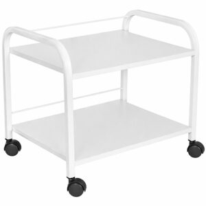 עגלה לפדיקור נמוכה 2 מדפים