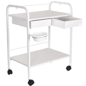 עגלת שירות 2 מדפים 2 מגירות