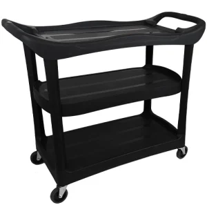 עגלת שירות 3 מדפים מפלסטיק