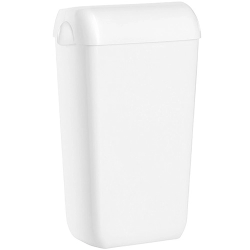 פח אשפה פלסטיק לתליה 23 ליטר בצבע לבן