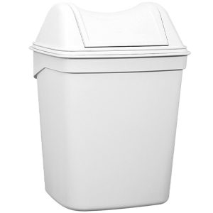 פח היגייני עם מכסה נדנדה 8 ליטר דגם 579 לבן