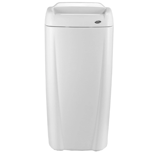 פח פלסטיק נתלה 45 ליטר בצבע לבן