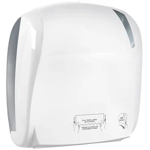 מתקן מגבת נייר No-Touch לבן דגם Skin884