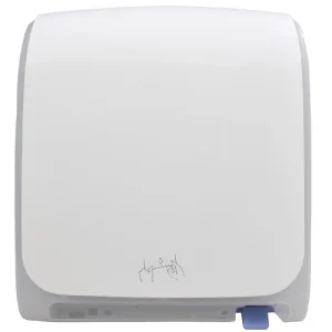 מתקן מיני למגבת נייר נו-טאצ' לבן דגם Tommy ES