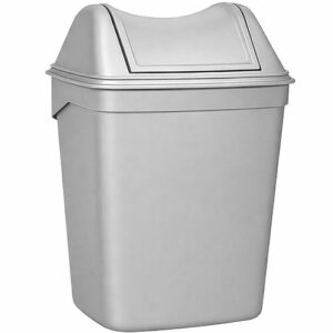 פח היגייני עם מכסה נדנדה 8 ליטר דגם 579 כסוף