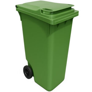 עגלת אשפה עם גלגלים 360 ליטר