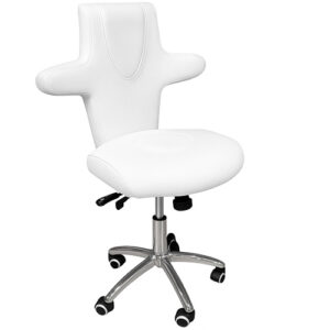 כסא מטפל ארגונמי לבן