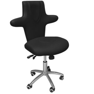 כסא מטפל ארגונמי שחור