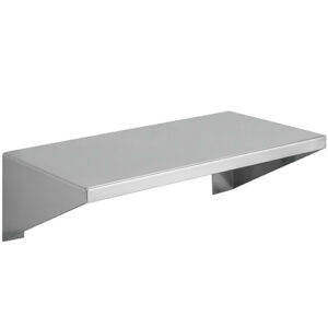 מדף נירוסטה לחדרי שירותים 30X15 ס"מ