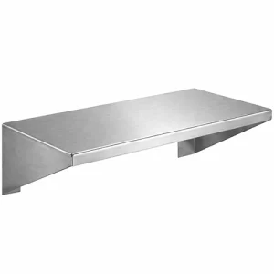מדף נירוסטה לחדרי שירותים 30X15 ס"מ